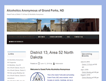 Tablet Screenshot of grandforksaa.org